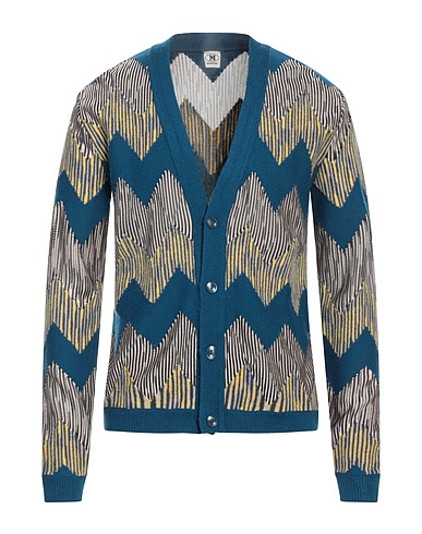 M MISSONI Кардиган Синий 68% Шерсть, 32% Вискоза