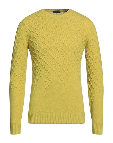 FERRANTE Jumper Lime green 100% Merino Wool