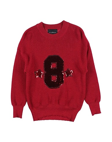 JOHN RICHMOND Jumper Burgundy 50% Acrylic, 50% Wool