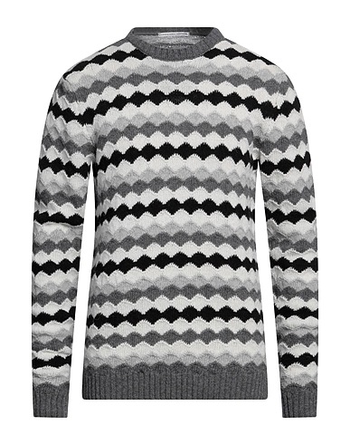 GREY DANIELE ALESSANDRINI Pullover Grigio 70% Lana, 25% Poliammide, 5% Altre Fibre
