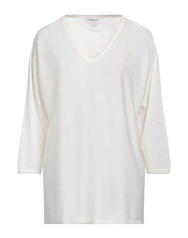 GRAN SASSO Pullover Bianco 100% Lana Vergine