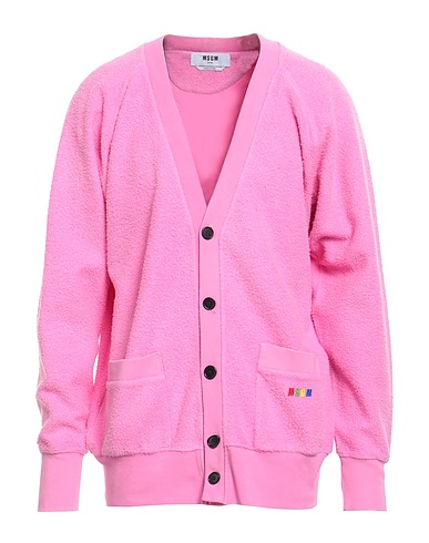 MSGM Cardigan Pink 100% Cotton