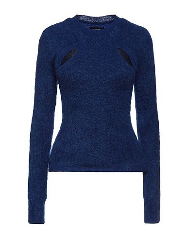 ISABEL MARANT Sweater Blue 41% Mohair wool, 37% Synthetic fibers, 17% Recycled polyamide, 3% Wool, 2% Elastane