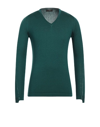 LUCQUES Jumper Deep teal 100% Wool