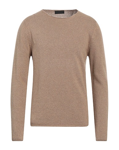 LUCQUES Sweater Camel 40% Merino Wool, 25% Viscose, 25% Polyamide, 10% Cashmere