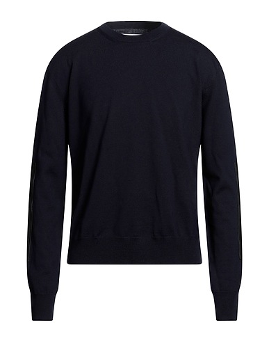 JIL SANDER Sweater Midnight blue 100% Wool, Soft Leather
