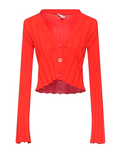 STELLA McCARTNEY Cardigan Tomato red 100% Cotton
