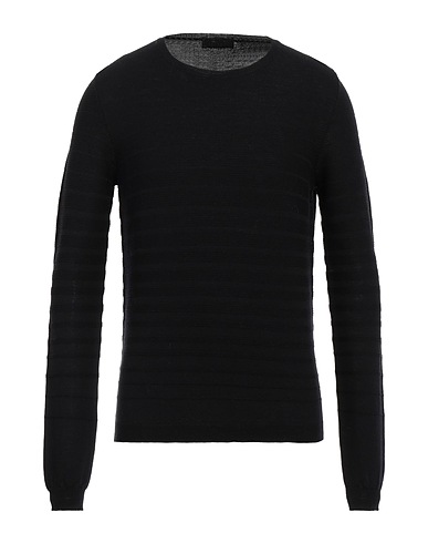LUCQUES Jumper Black 100% Wool