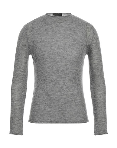 LUCQUES Pullover Grau 42% Polyamid, 20% Wolle, 19% Alpakawolle, 19% Mohairwolle