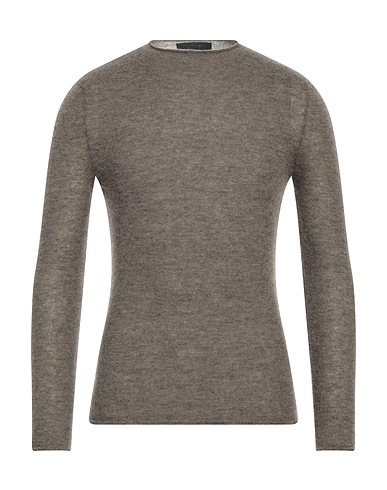 LUCQUES Pullover Verde scuro 42% Poliammide, 20% Lana, 19% Lana di alpaca, 19% Lana mohair