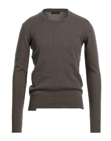 LUCQUES Pullover Verde militare 75% Lana, 25% Poliammide