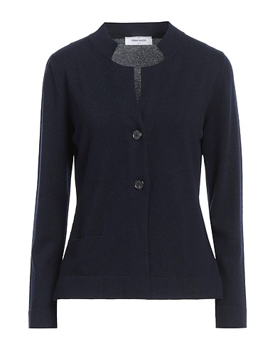 GRAN SASSO Cardigan Midnight blue 70% Virgin Wool, 20% Viscose, 10% Cashmere