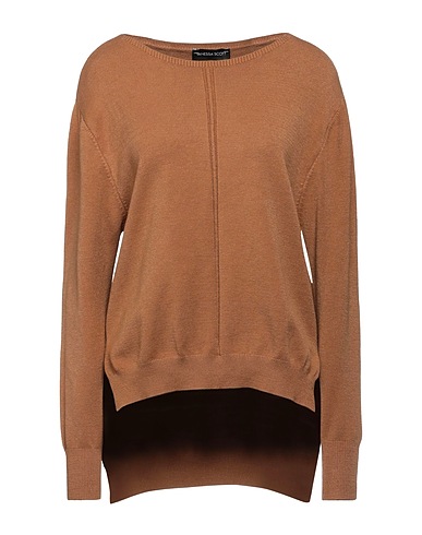 VANESSA SCOTT Pullover Kamel 52% Viskose, 28% Polyester, 20% Polyamid