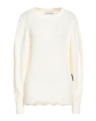 SILVIAN HEACH Pullover Panna 90% Acrilico, 10% Nylon