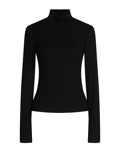 BERNA Polo neck Black 50% Viscose, 25% Polyamide, 25% Polyester