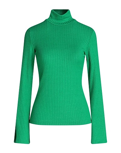 BERNA Polo neck Emerald green 50% Viscose, 25% Polyamide, 25% Polyester