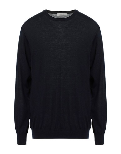 VNECK Sweater Midnight blue 50% Wool, 50% Polyacrylic