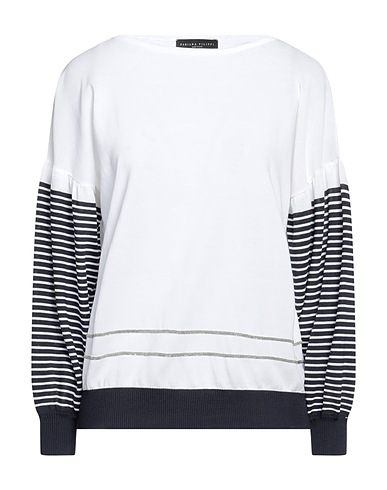 FABIANA FILIPPI Sweater White 61% Cotton, 39% Polyamide