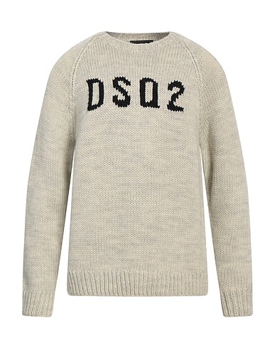 DSQUARED2 Pullover Hellgrau 100% Wolle