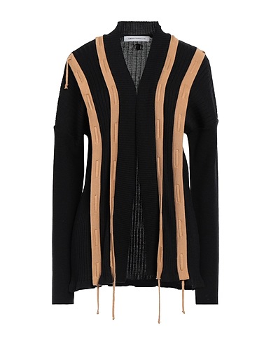 SIMONA CORSELLINI Cardigan Black 50% Wool, 50% Acrylic