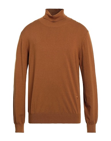 TRUSSARDI Turtleneck Khaki 72% Viscose, 28% Polyamide