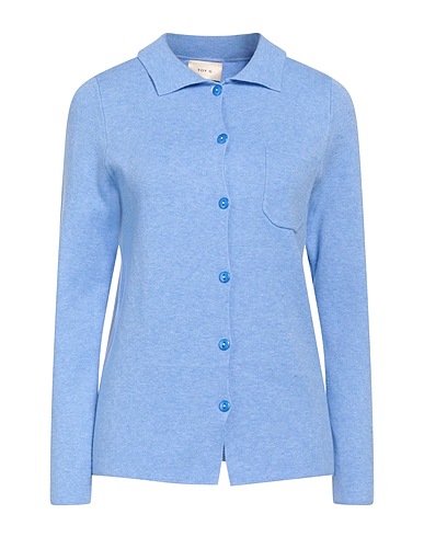 TOY G. Cardigan Light blue 56% Viscose, 28% Polyester, 16% Polyamide