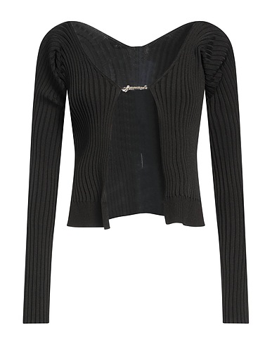 JACQUEMUS Sweater Black 82% Viscose, 11% Polyamide, 4% Elastane, 3% Polyester