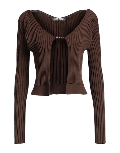 JACQUEMUS Pullover Schokobraun 82% Viskose, 11% Polyamid, 4% Elastan, 3% Polyester