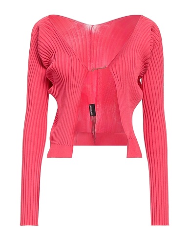 JACQUEMUS Jumper Fuchsia 82% Viscose, 11% Polyamide, 4% Elastane, 3% Polyester