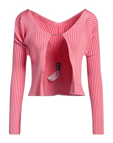 JACQUEMUS Pullover Rosa 82% Viscosa, 11% Poliammide, 4% Elastan, 3% Poliestere