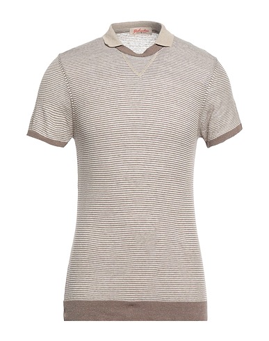 GABARDINE Sweater Light brown 90% Linen, 10% Polyamide
