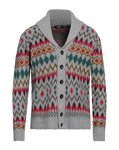 +39 MASQ Cardigan Grey 80% Wool, 20% Polyamide