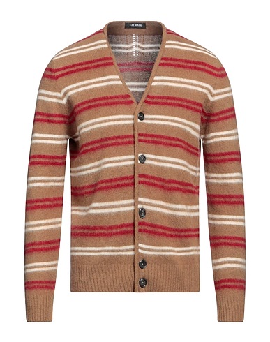 +39 MASQ Strickjacke Kamel 80% Wolle, 20% Polyamid