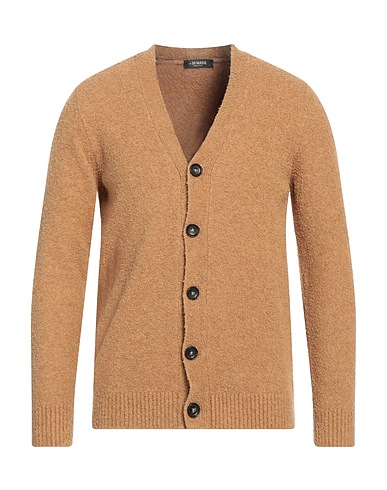 MASQ Cardigan Camel 75% Cotton, 20% Polyamide, 5% Elastane