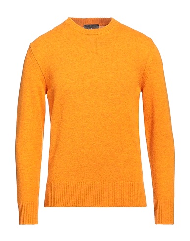 +39 MASQ Pullover Arancione 100% Lana