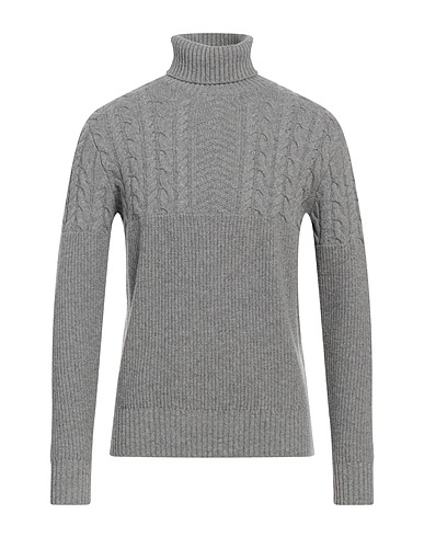 +39 MASQ Polo neck Grey 100% Wool