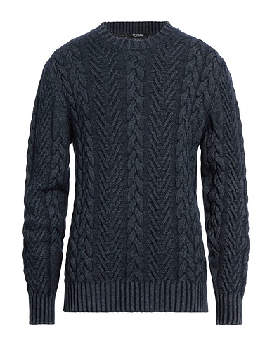 +39 MASQ Jumper Navy blue 80% Wool, 20% Polyamide