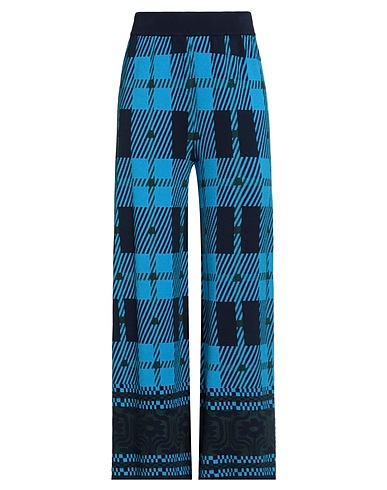 DIXIE Hosen Azurblau 55% Viskose, 24% Polyester, 21% Baumwolle