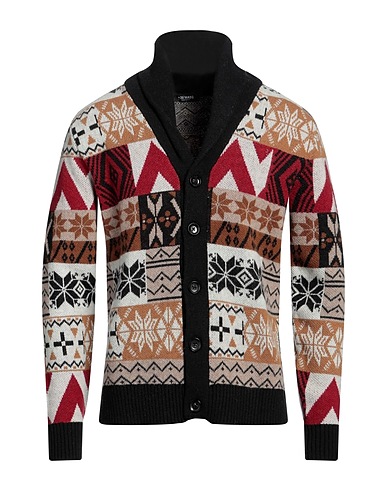 +39 MASQ Strickjacke Kamel 100% Wolle
