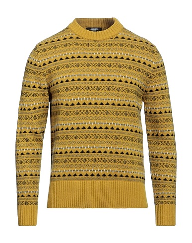 +39 MASQ Sweater Mustard 50% Merino Wool, 19% Acrylic, 16% Polyamide, 15% Mohair wool