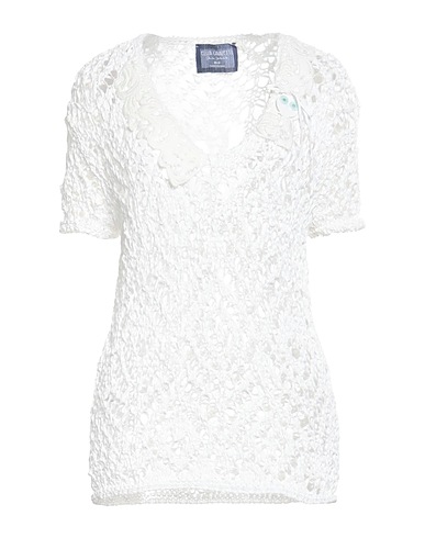 ELISA CAVALETTI by DANIELA DALLAVALLE Jumper White 70% Polyester, 30% Polyamide, Viscose