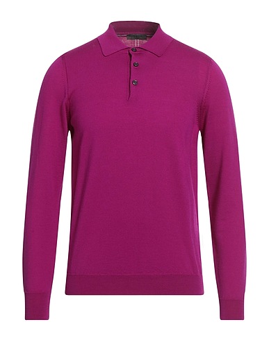 +39 MASQ Pullover Magenta 100% Lana Merino