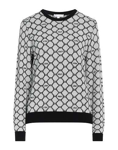 MET JEANS Jumper White 52% Polyamide, 26% Acrylic, 12% Wool, 10% Mohair wool