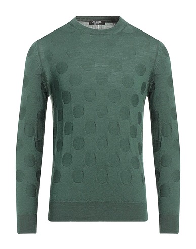 +39 MASQ Jumper Green 100% Merino Wool