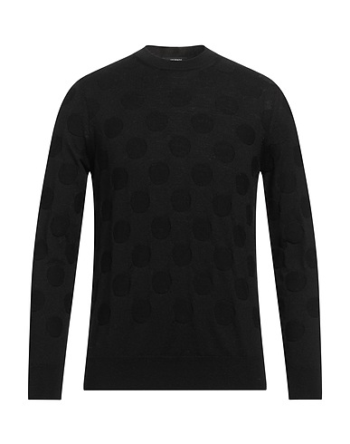 +39 MASQ Jumper Black 100% Merino Wool