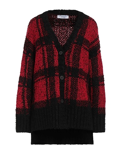 KAOS Cardigan Red 62% Acrylic, 18% Polyester, 8% Viscose, 8% Wool, 4% Alpaca wool