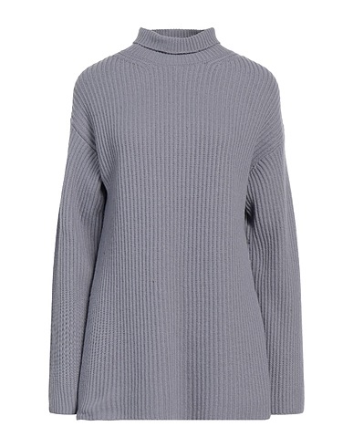 JUCCA Polo neck Slate blue 45% Wool, 40% Polyamide, 15% Cashmere