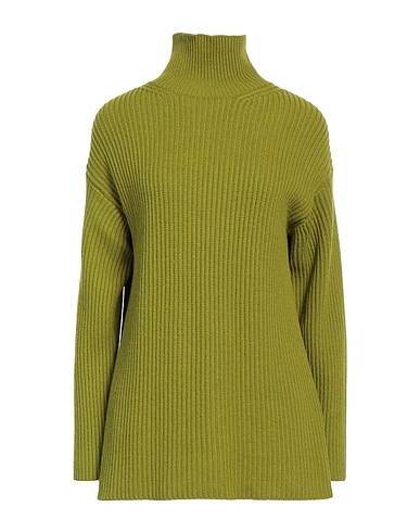 JUCCA Polo neck Lime green 45% Wool, 40% Polyamide, 15% Cashmere