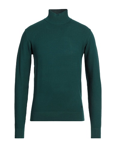 YES ZEE by ESSENZA Polo neck Emerald green 70% Viscose, 30% Nylon