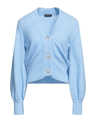 ANNECLAIRE Cardigan Blu chiaro 42% Poliammide, 33% Lana, 23% Lana di alpaca, 2% Elastan
